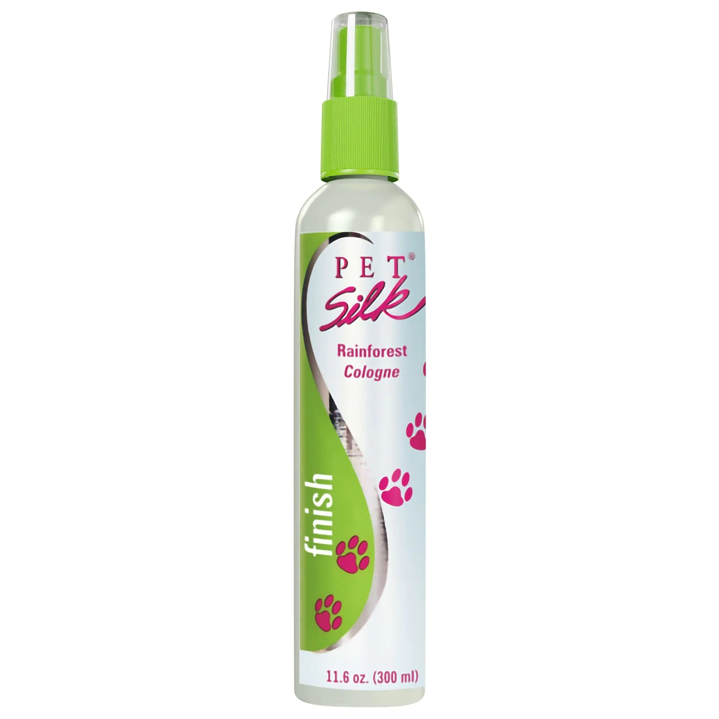 Pet Silk Rainforest Spray Cologne 11.6oz Deodorizing Body Perfume & Condtioner Clean/Fresh Light Florard Scent for Pet Grooming needs for Dogs Cats and more!