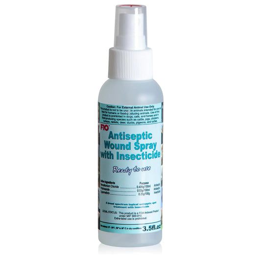 F10 Antiseptic Wound Spray for Reptiles Birds Small Animals & Exotic Animals Antiseptic Pain Relief Spray & Prevents Infection - 100ml